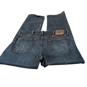 Wrangler Men’s Dark Wash Straight Leg Jeans Size 34x30 Classic Fit
